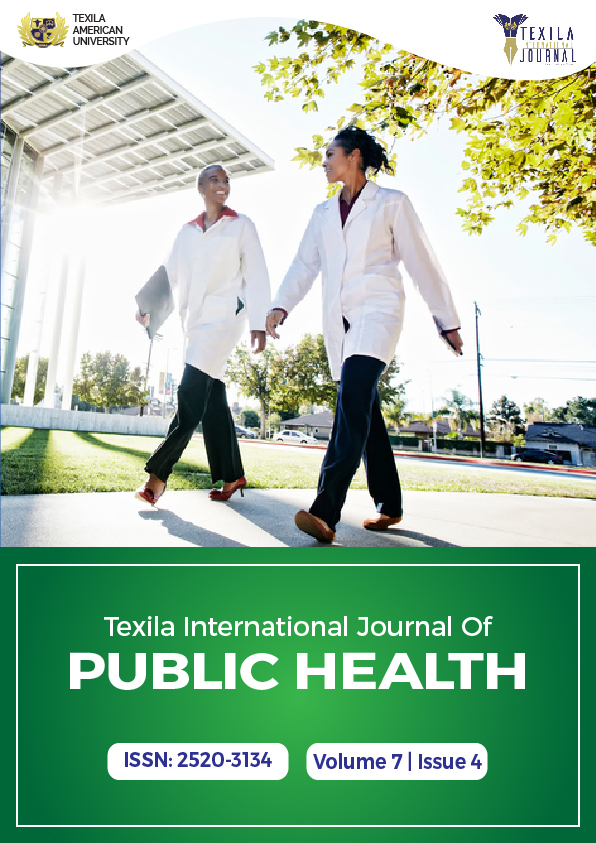 Current Issue Volume 7 | Issue 4 | TEXILA INTERNATIONAL JOURNAL OF